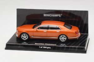 Bentley Mulsanne Narancssárga Metál Minichamps 1:43 Bentley Mulsanne Narancssárga Metál Minichamps 1:43 436139902 Fém