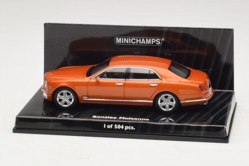 Bentley Mulsanne Narancssárga Metál Minichamps 1:43 Bentley Mulsanne Narancssárga Metál Minichamps 1:43 436139902 Fém