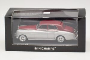 Bentley S2 Ezüst Piros Minichamps 1:43 403139953 Fém – 4. kép a 4-ből