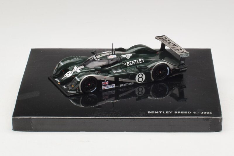 Bentley Speed 8 LMP900 #8 J. Herbert / D. Brabham / M. Blundell 24 Hours of Le Mans 2003 Minichamps 1:43 BL364 Fém