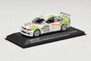 BMW 320i E46 #233 A. Priaulx / J. Muller Schubert Motorsport VLN Nurburgring 2005 Minichamps 1:43 400052433 Fém – 2. kép a 4-ből