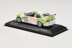 BMW 320i E46 #233 A. Priaulx / J. Muller Schubert Motorsport VLN Nurburgring 2005 Minichamps 1:43 400052433 Fém – 3. kép a 4-ből