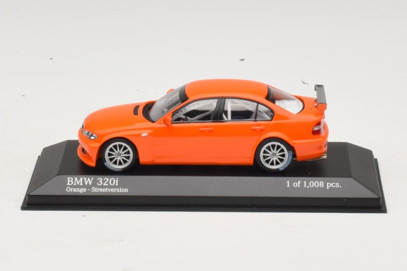 BMW 320i E46 Utcai Verzió Narancssárga Minichamps 1:43 400052400 Fém