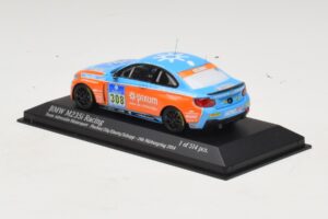 BMW M235i Team Adrenalin #308 Fischer / Zils 24 Hours of Nurburgring 2014 Minichamps 1:43 437142408 Fém – 3. kép a 4-ből