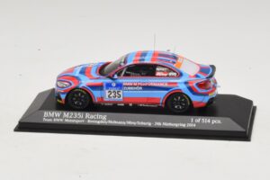 BMW M235i Team BMW Motorsport #235 Bovigdon 24 Hours of Nurburgring 2014 Minichamps 1:43 437142435 Fém