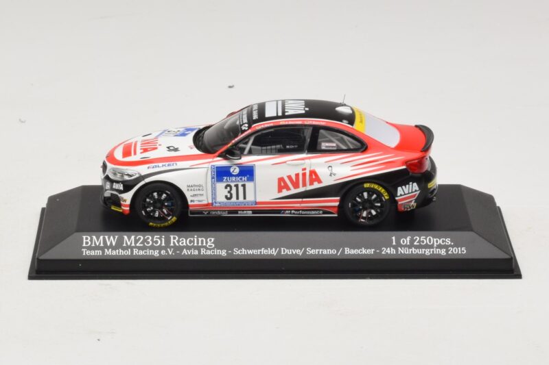 BMW M235i Team Mathol Racing #311 Scherfeld / Duve 24 Hours of Nurburgring 2015 Minichamps 1:43 BMW M235i Team Mathol Racing #311 Scherfeld / Duve 24 Hours of Nurburgring 2015 Minichamps 1:43 437152511 Fém