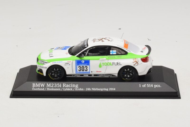 BMW M235i ToolFuel #303 Krohn 24 Hours of Nurburgring 2014 Minichamps 1:43 437142403 Fém