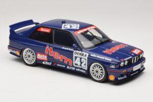 BMW M3 E30 Auto Maass #42 H. Becker DTM 1992 Minichamps 1:18 180922042 Fém – 6. kép a 8-ből