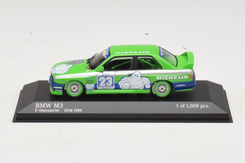 BMW M3 E30 Michelin #23 C. Oberndorfer DTM 1988 Minichamps 1:43 BMW M3 E30 Michelin #23 C. Oberndorfer DTM 1988 Minichamps 1:43 430882023 Fém