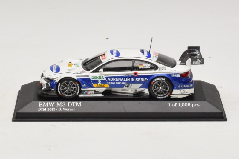 BMW M3 E92 DTM #2 D. Werner BMW Team Schnitzer DTM 2013 Minichamps 1:43 410132202 Fém