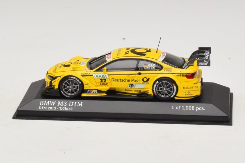 BMW M3 E92 DTM #22 T. Glock BMW Team MTEK DTM 2013 Minichamps 1:43 410132222 Fém