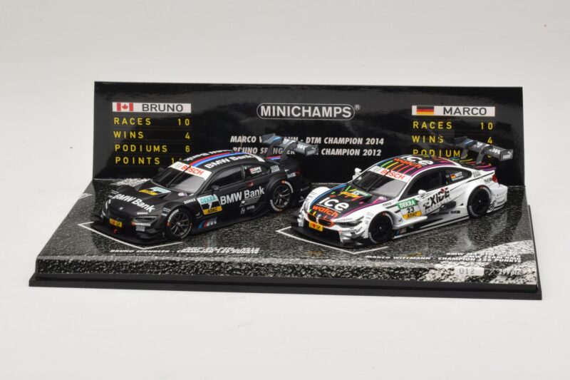 BMW M3 & M4 DTM Champions Set B. Spengler / M. Wittmann 2012 & 2014 Minichamps 1:43 BMW M3 & M4 DTM Champions Set B. Spengler / M. Wittmann 2012 & 2014 Minichamps 1:43 412020723 Fém