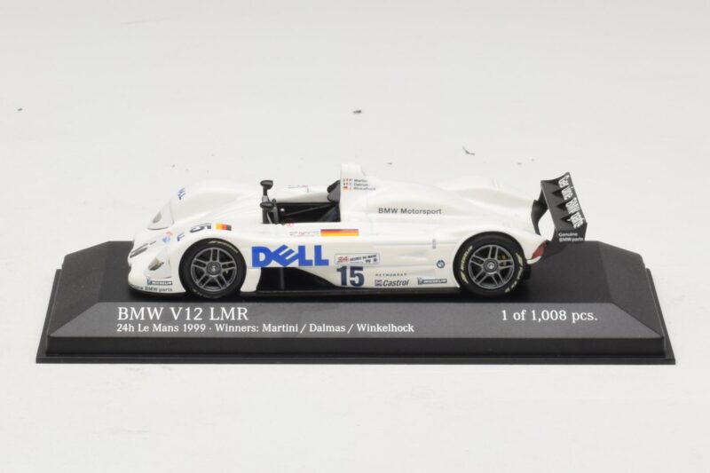 BMW V12 LMR #15 P. Martini / Y. Dalmas / J. Winkelhock 24 Hours of Le Mans Winner 1999 Minichamps 1:43 BMW V12 LMR #15 P. Martini / Y. Dalmas / J. Winkelhock 24 Hours of Le Mans Winner 1999 Minichamps 1:43 430992915 Fém