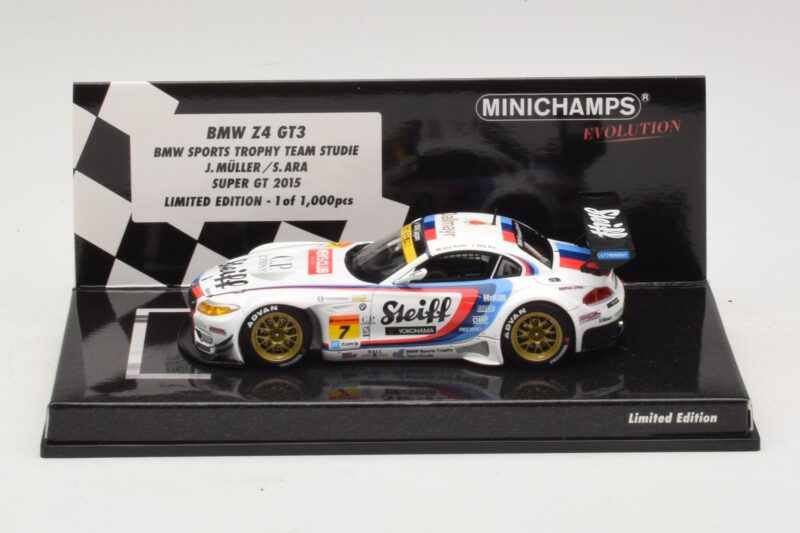 BMW Z4 GT3 Steiff #7 Muller / Ara Super GT 2015 Minichamps 1:43 BMW Z4 GT3 Steiff #7 Muller / Ara Super GT 2015 Minichamps 1:43 447152007 Fém