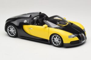 Bugatti Veyron Grand Sport Black Lemon Minichamps 1:18 100110831 Fém – 6. kép a 8-ből