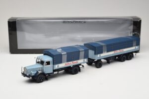 Bussing 8000S13 Pritschenzug Kölner Zucker Minichamps 1:43 499079920 Fém – 5. kép a 5-ből