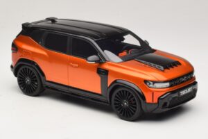 Dacia Duster Mk3 Redust Sport 4x2 Hybrid Metallic Orange Otto 1:18 OT1316 Gyanta – 4. kép a 6-ből