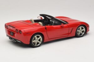 Chevrolet Corvette C6 Kabrió Piros AUTOart 1:18 71221 Fém – 3. kép a 8-ből