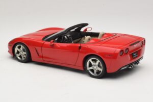 Chevrolet Corvette C6 Kabrió Piros AUTOart 1:18 71221 Fém – 7. kép a 8-ből