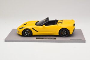 Chevrolet Corvette C7 Velocity Yellow BBR 1:18 BLM1815E Gyanta – 3. kép a 6-ből