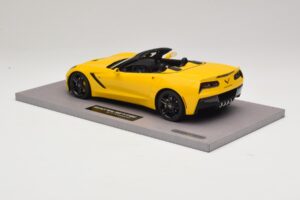 Chevrolet Corvette C7 Velocity Yellow BBR 1:18 BLM1815E Gyanta – 5. kép a 6-ből