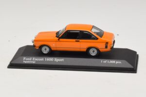 Ford Escort 1600 Sport Mk2 Narancssárga Minichamps 1:43 400084471 Fém