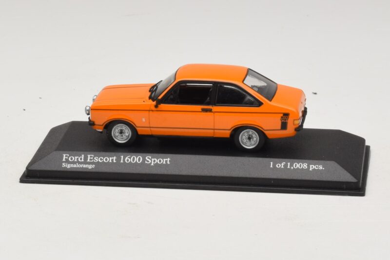 Ford Escort 1600 Sport Mk2 Narancssárga Minichamps 1:43 400084471 Fém