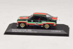 Ford Escort Mk2 RS1800 #30 H. Heyer Class Winner DRM Mainz-Finthen 1976 Minichamps 1:43 400768430 Fém