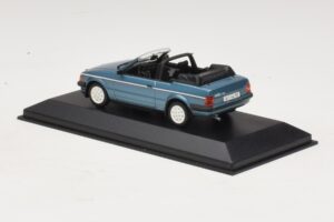 Ford Escort Mk3 Kabrió Kék Metál Minichamps 1:43 400085030 Fém – 3. kép a 4-ből