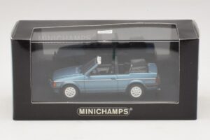 Ford Escort Mk3 Kabrió Kék Metál Minichamps 1:43 400085030 Fém – 4. kép a 4-ből