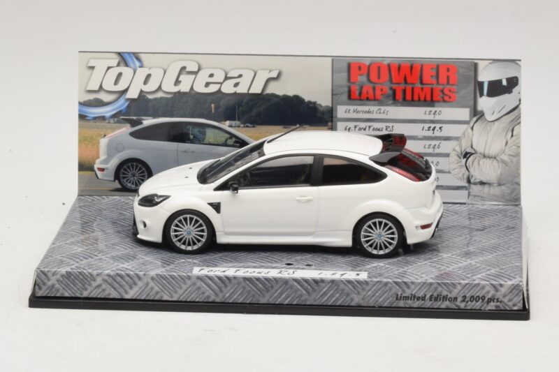 Ford Focus RS Mk2 Top Gear Fehér Figura Nélkül Minichamps 1:43 Ford Focus RS Mk2 Top Gear Fehér Figura Nélkül Minichamps 1:43 519438810-R1 Fém