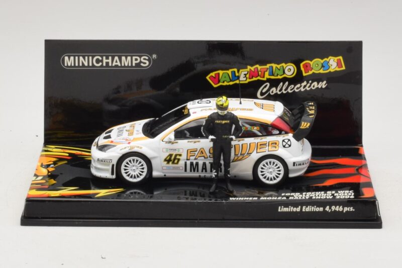 Ford Focus RS WRC #46 V. Rossi / C. Cassina Monza Rally Show 2006 Minichamps 1:43 436068446 Fém