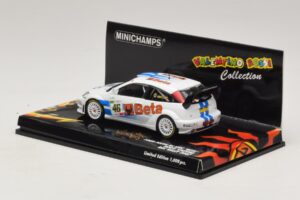 Ford Focus RS WRC #46 V. Rossi / C. Cassina RAC Rally 2007 Sérült Doboz Minichamps 1:43 400078446-O1 Fém – 3. kép a 5-ből