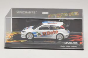 Ford Focus RS WRC #46 V. Rossi / C. Cassina RAC Rally 2007 Sérült Doboz Minichamps 1:43 400078446-O1 Fém – 4. kép a 5-ből