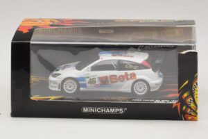 Ford Focus RS WRC #46 V. Rossi / C. Cassina RAC Rally 2007 Sérült Doboz Minichamps 1:43 400078446-O1 Fém – 5. kép a 5-ből