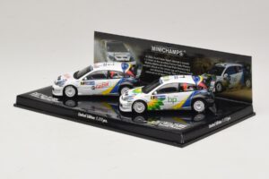 Ford Focus RS WRC Rally Mexico 2004 Set Minichamps 1:43 402048376 Fém – 3. kép a 5-ből