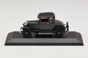 Ford Model A Standard Coupe Sötétzöld Minichamps 1:43 400082101 Fém