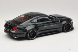 Ford Mustang Liberty Walk Zöld GT Spirit 1:18 GT838 Gyanta – 2. kép a 6-ből
