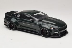 Ford Mustang Liberty Walk Zöld GT Spirit 1:18 GT838 Gyanta – 4. kép a 6-ből