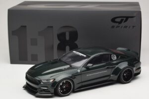 Ford Mustang Liberty Walk Zöld GT Spirit 1:18 GT838 Gyanta – 6. kép a 6-ből