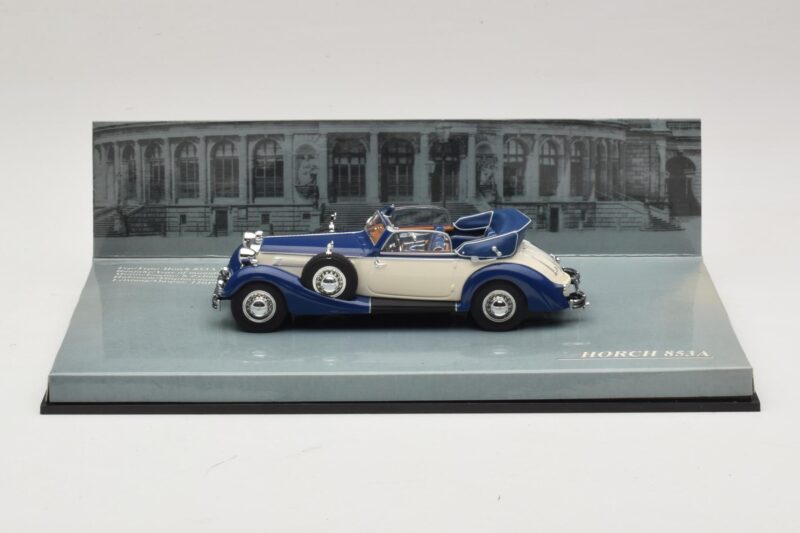 Horch 853 Cabriolet Kék Minichamps 1:43 436012032 Fém