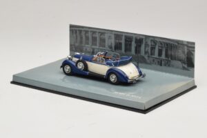 Horch 853 Cabriolet Kék Minichamps 1:43 436012032 Fém – 3. kép a 5-ből