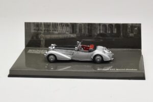 Horch 855 Special Roadster Ezüst Fekete Minichamps 1:43 436014204 Fém