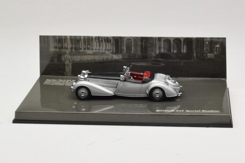Horch 855 Special Roadster Ezüst Fekete Minichamps 1:43 436014204 Fém