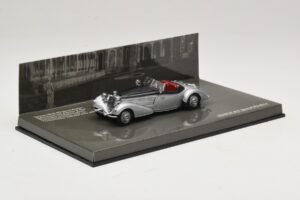 Horch 855 Special Roadster Ezüst Fekete Minichamps 1:43 436014204 Fém – 2. kép a 5-ből