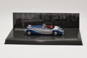 Horch 855 Special Roadster Ezüst Kék Minichamps 1:43 436014202 Fém