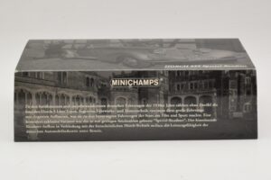 Horch 855 Special Roadster Ezüst Kék Minichamps 1:43 436014202 Fém – 4. kép a 5-ből