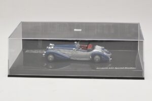 Horch 855 Special Roadster Ezüstkék Külső Doboz Nélkül Minichamps 1:43 436014202-O1 Fém – 4. kép a 4-ből