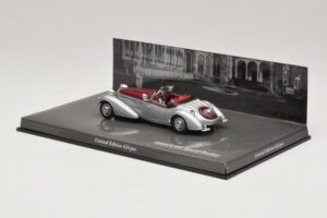 Horch 855 Spezial Roadster Ezüst Piros Minichamps 1:43 436014206 Fém – 3. kép a 5-ből
