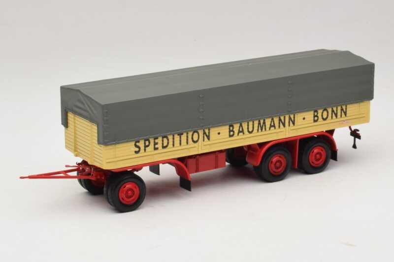 Kassbohrer Platós Utánfutó Baumann Bonn Minichamps 1:43 439161097 Fém